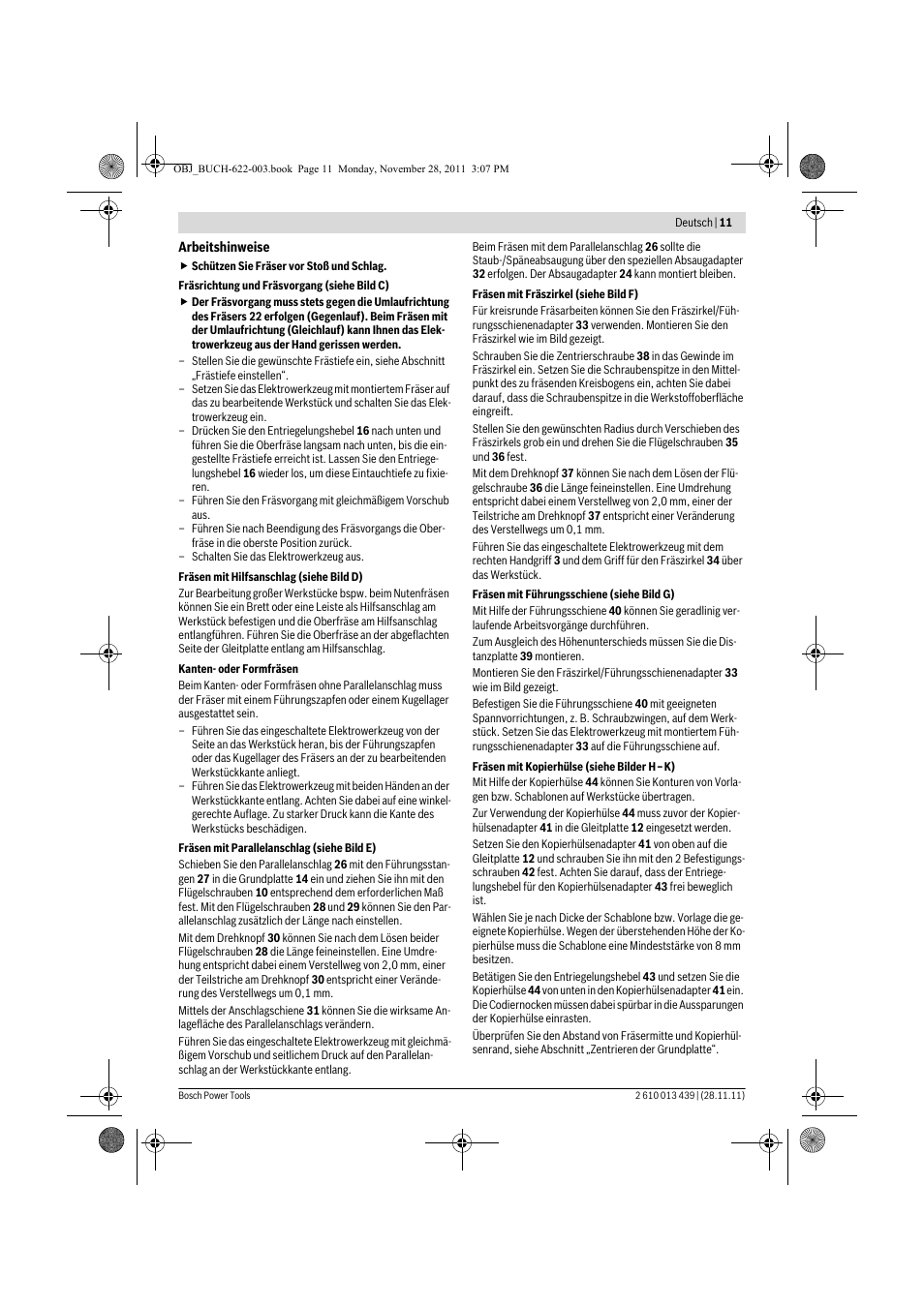 Bosch GOF 2000 CE Professional User Manual | Page 11 / 210