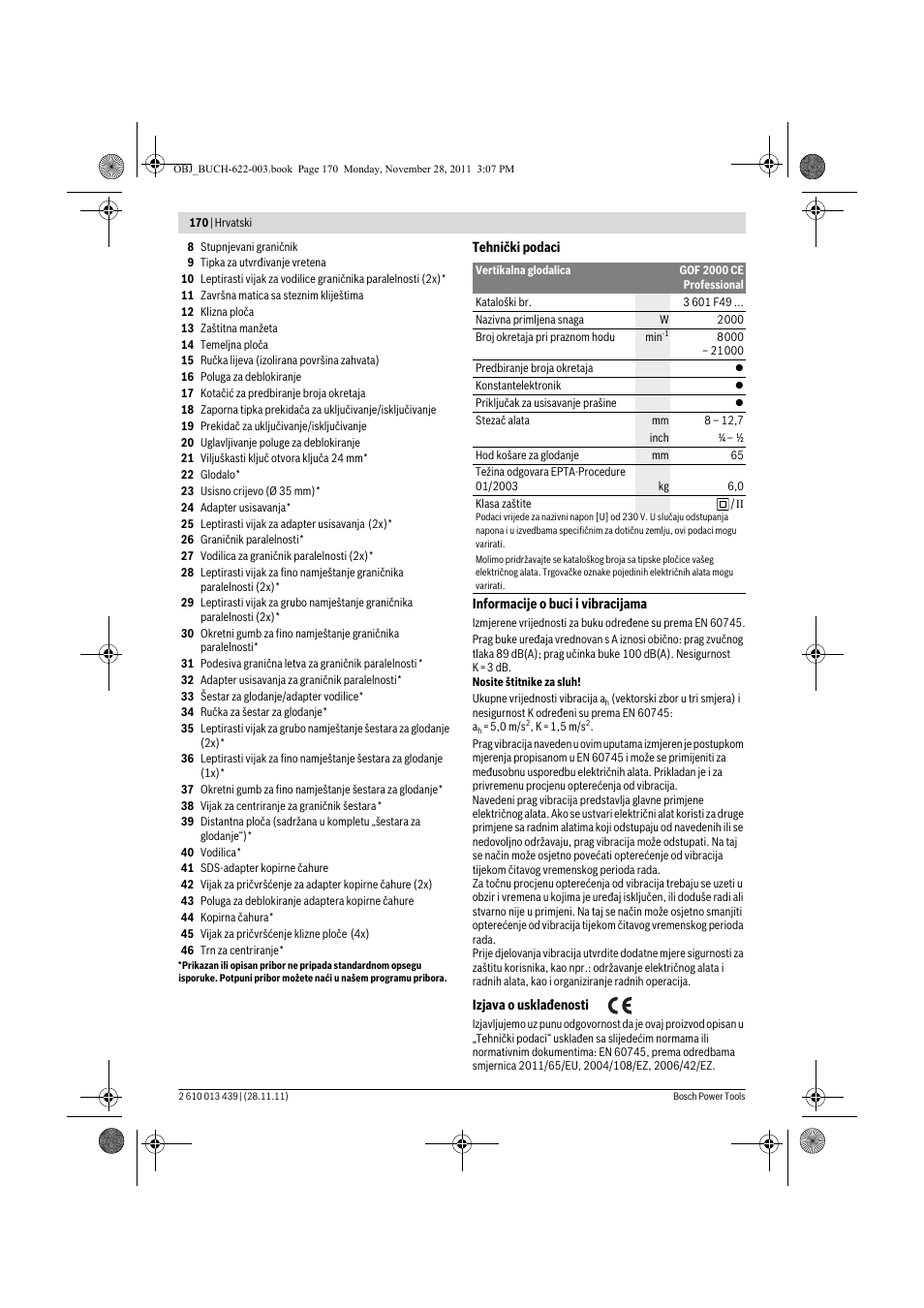 Bosch GOF 2000 CE Professional User Manual | Page 170 / 210