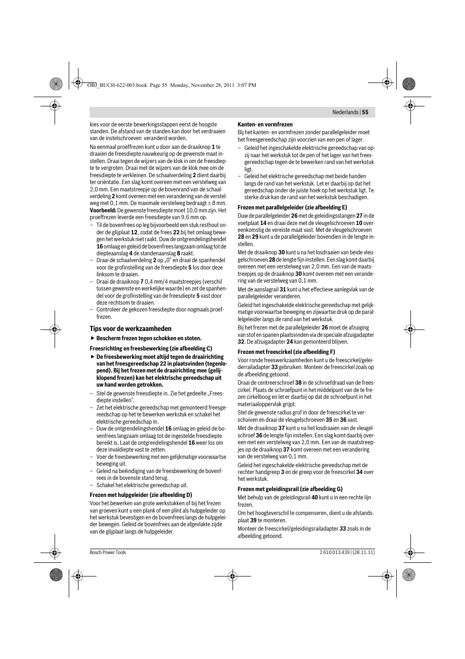 Bosch GOF 2000 CE Professional User Manual | Page 55 / 210