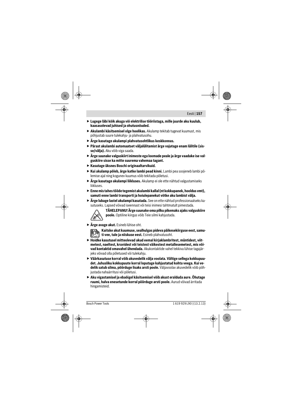 Bosch PLI 10,8 LI User Manual | Page 157 / 179