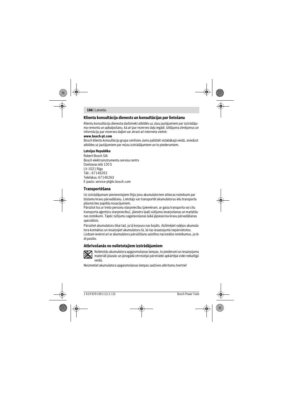 Bosch PLI 10,8 LI User Manual | Page 166 / 179