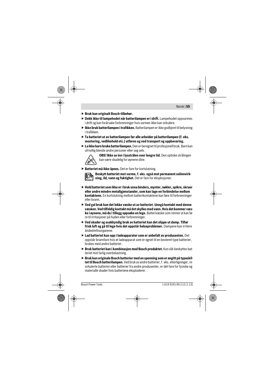 Bosch PLI 10,8 LI User Manual | Page 59 / 179