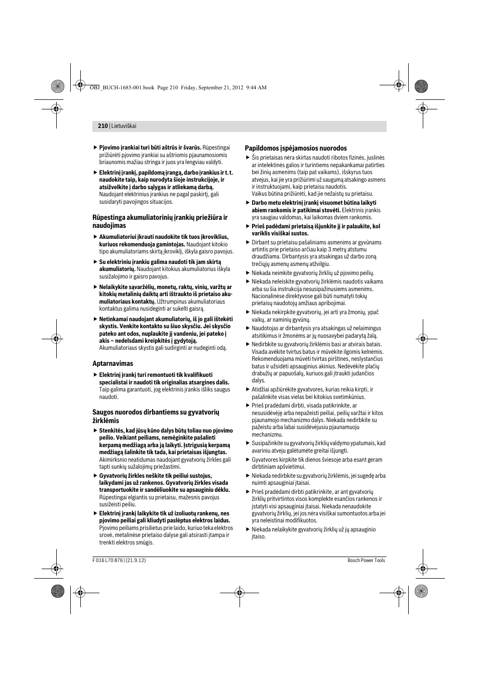 Bosch AHS 45-15 LI User Manual | Page 210 / 236