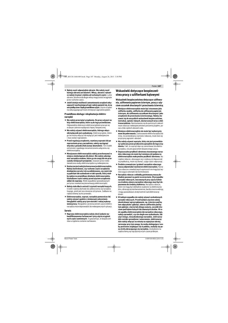 Bosch GWS 15-125 CIEP Professional User Manual | Page 107 / 271