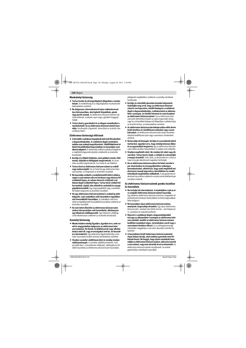 Bosch GWS 15-125 CIEP Professional User Manual | Page 130 / 271