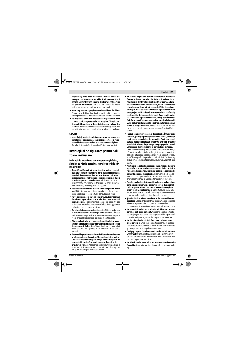 Bosch GWS 15-125 CIEP Professional User Manual | Page 165 / 271