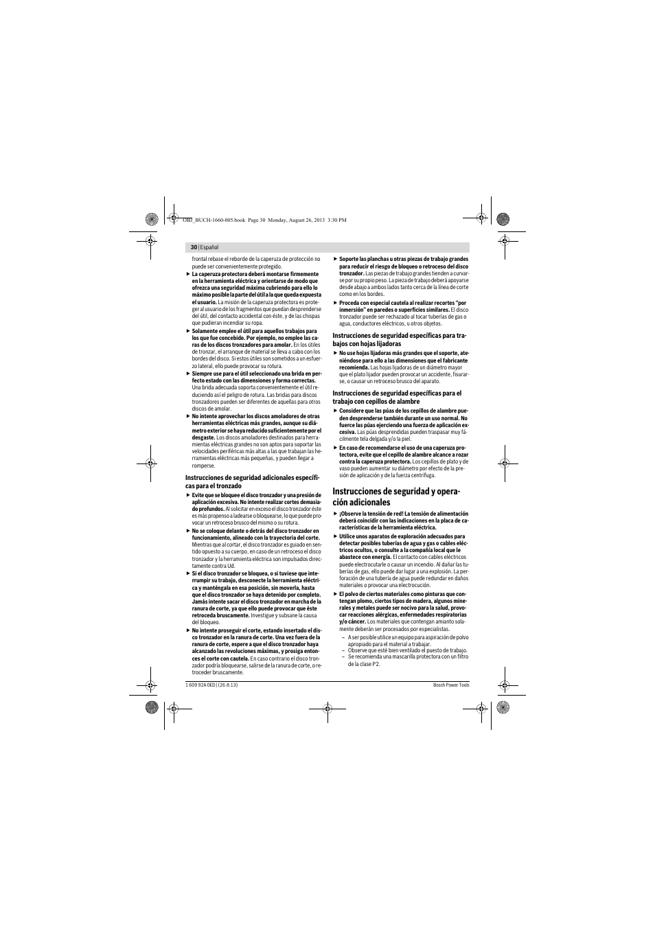 Bosch GWS 15-125 CIEP Professional User Manual | Page 30 / 271