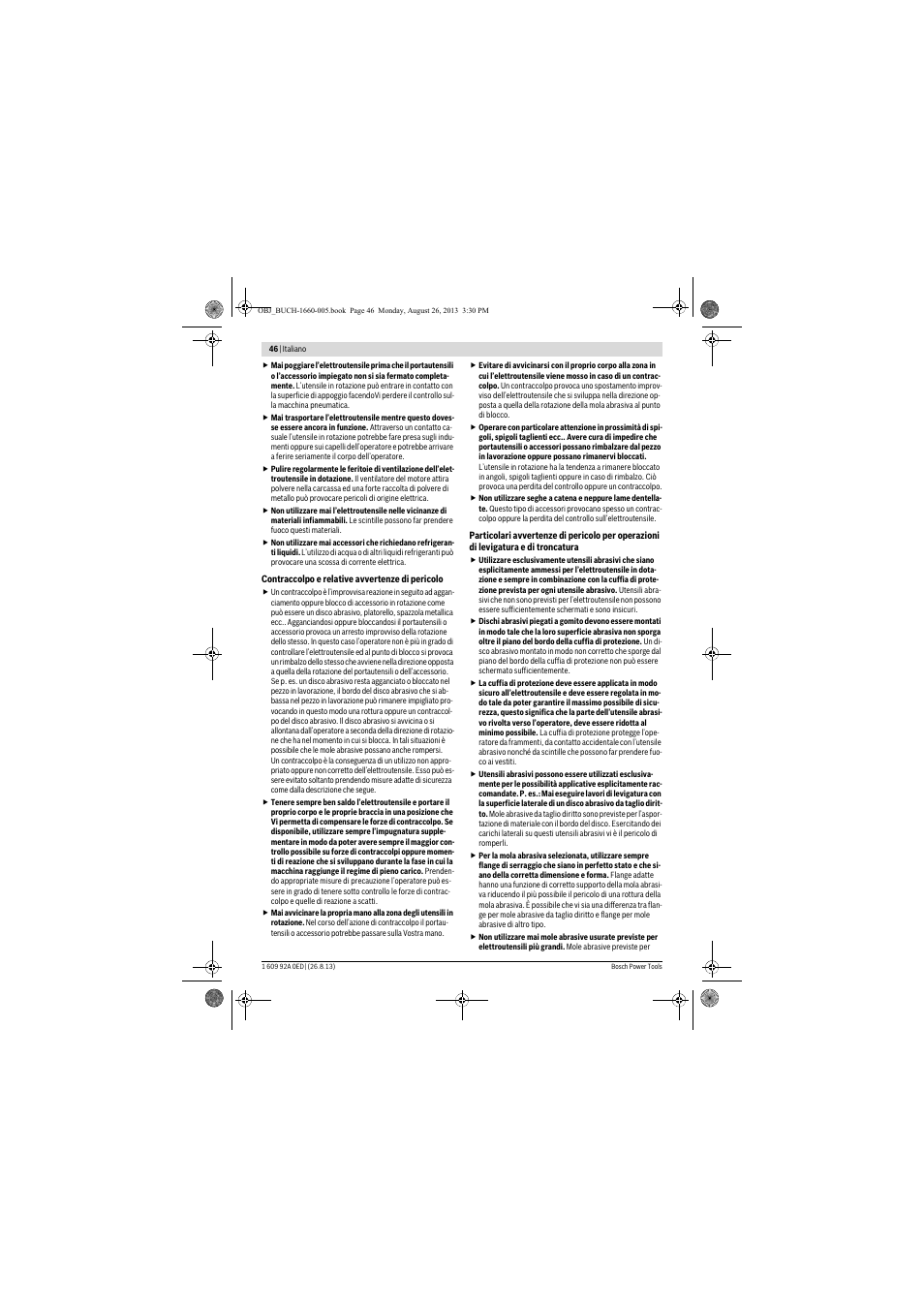 Bosch GWS 15-125 CIEP Professional User Manual | Page 46 / 271