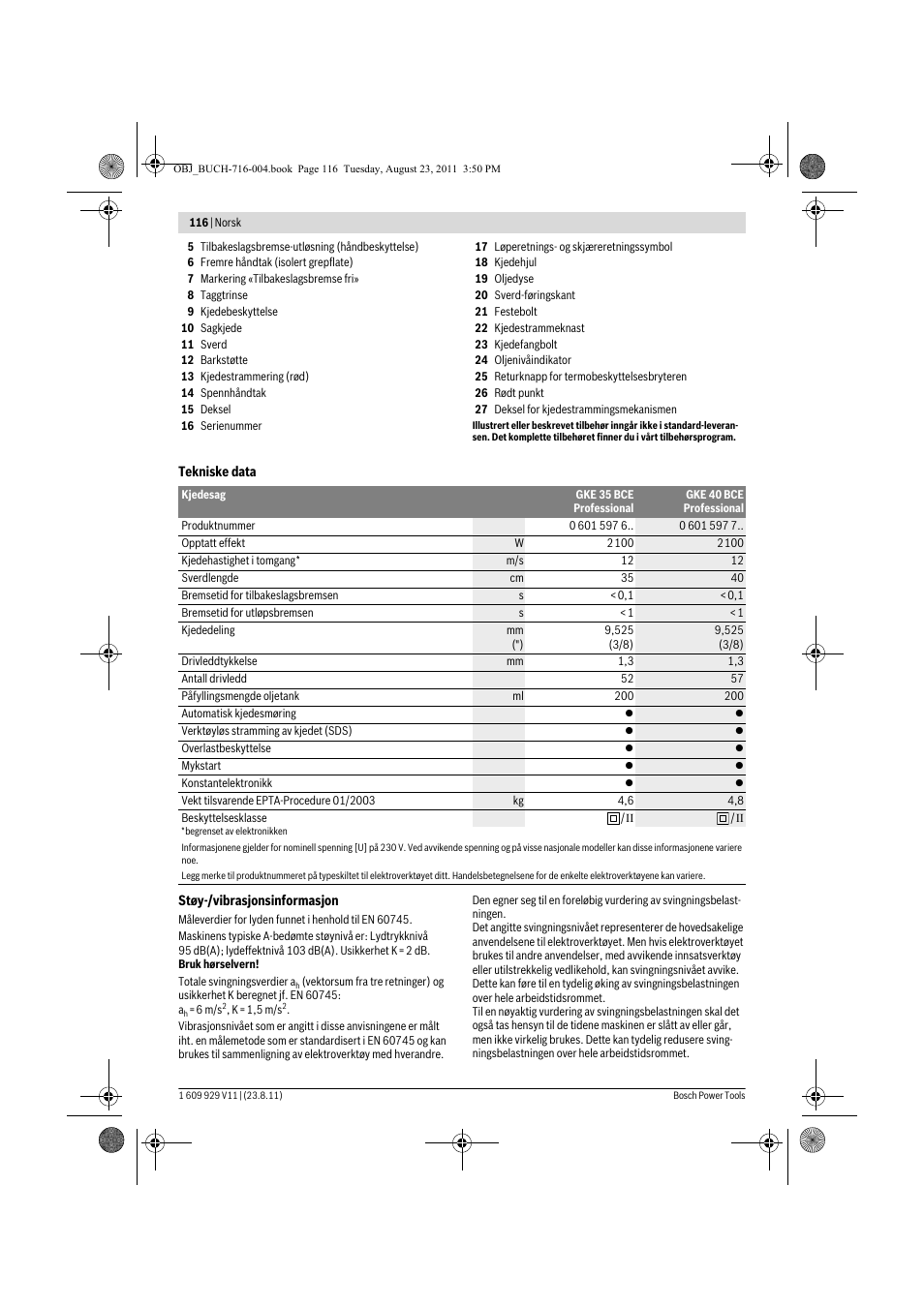 Bosch GKE 35 BCE Professional User Manual | Page 116 / 320