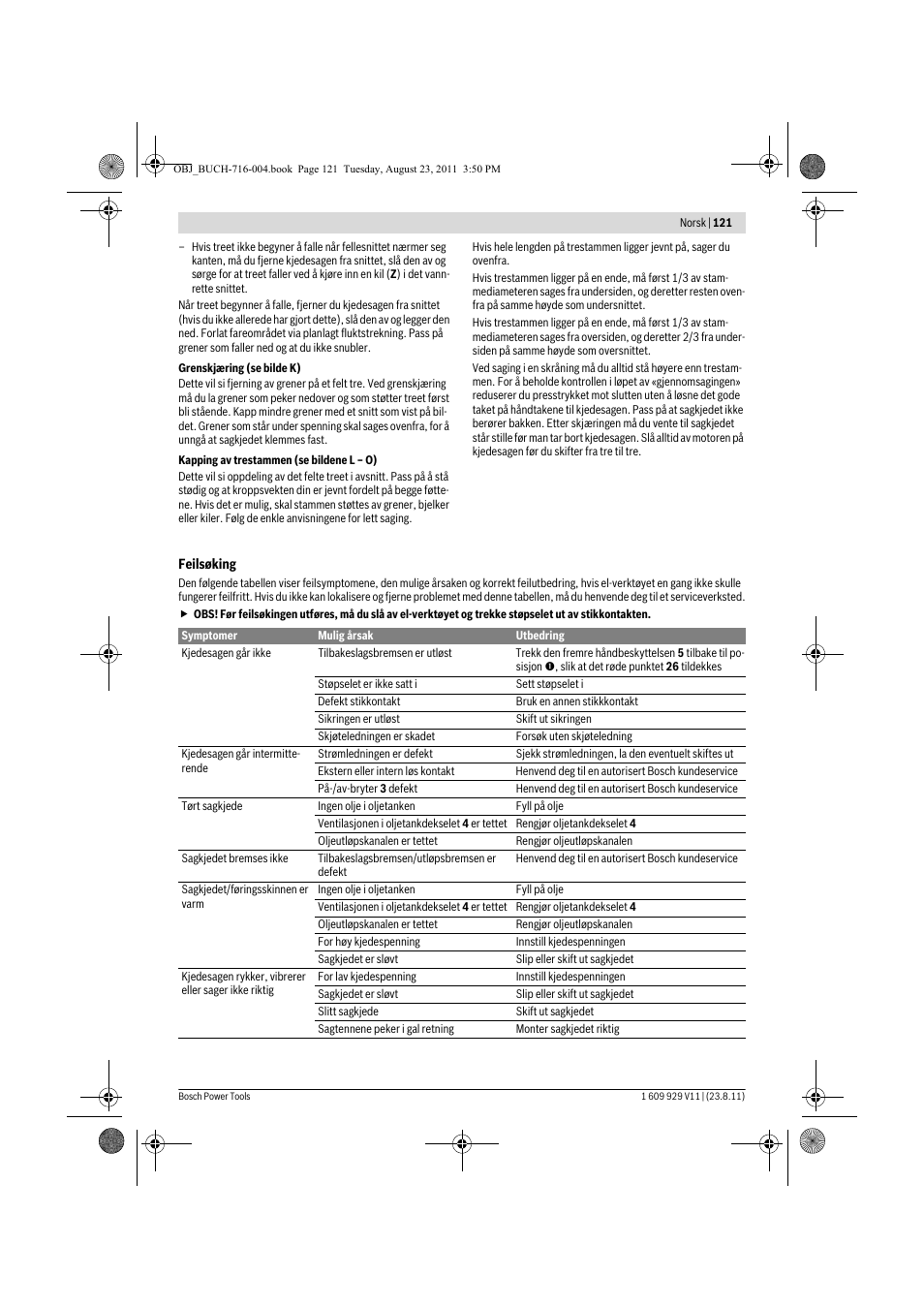 Bosch GKE 35 BCE Professional User Manual | Page 121 / 320