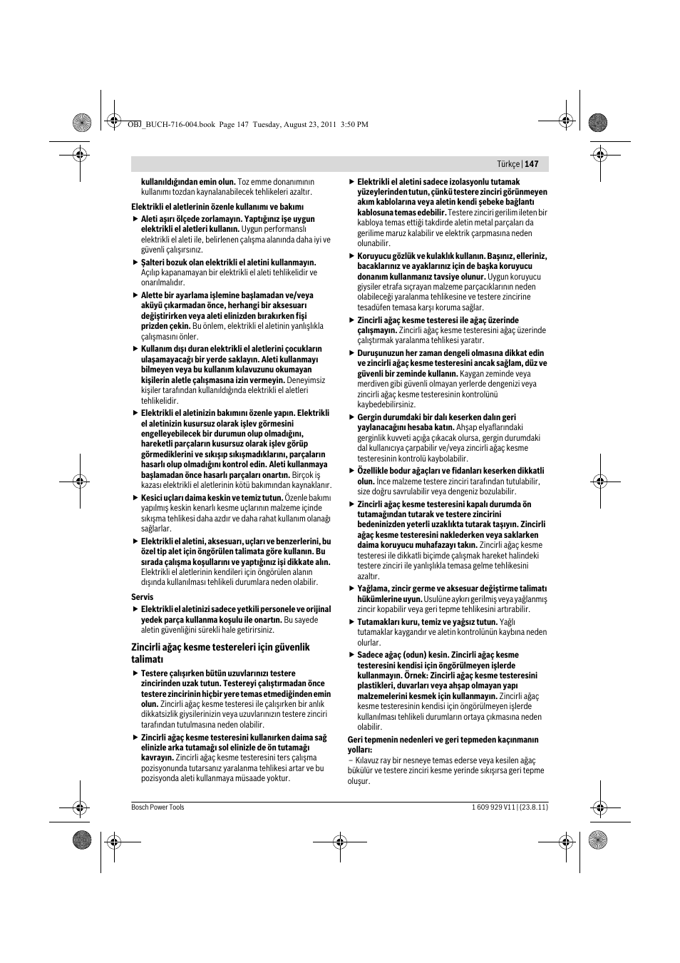 Bosch GKE 35 BCE Professional User Manual | Page 147 / 320