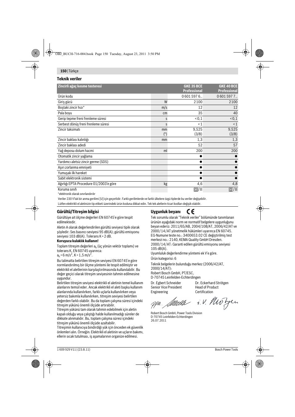 Bosch GKE 35 BCE Professional User Manual | Page 150 / 320
