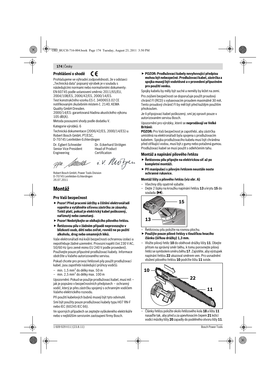 Montáž | Bosch GKE 35 BCE Professional User Manual | Page 174 / 320