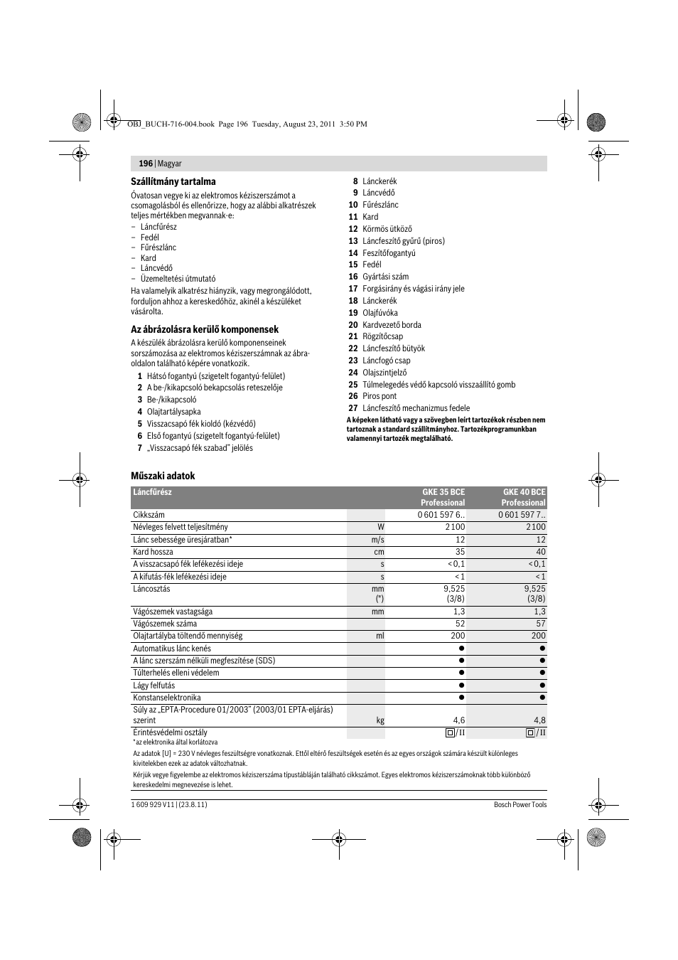 Bosch GKE 35 BCE Professional User Manual | Page 196 / 320