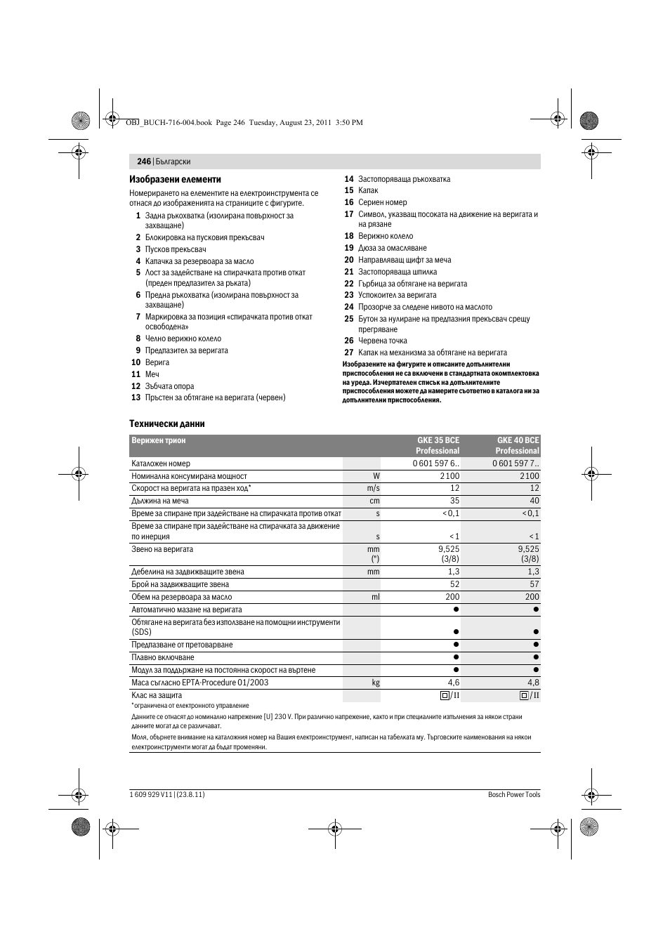 Bosch GKE 35 BCE Professional User Manual | Page 246 / 320
