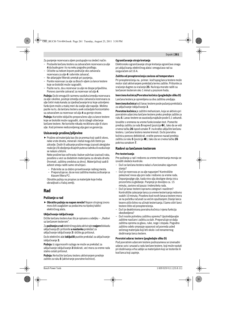 Bosch GKE 35 BCE Professional User Manual | Page 261 / 320