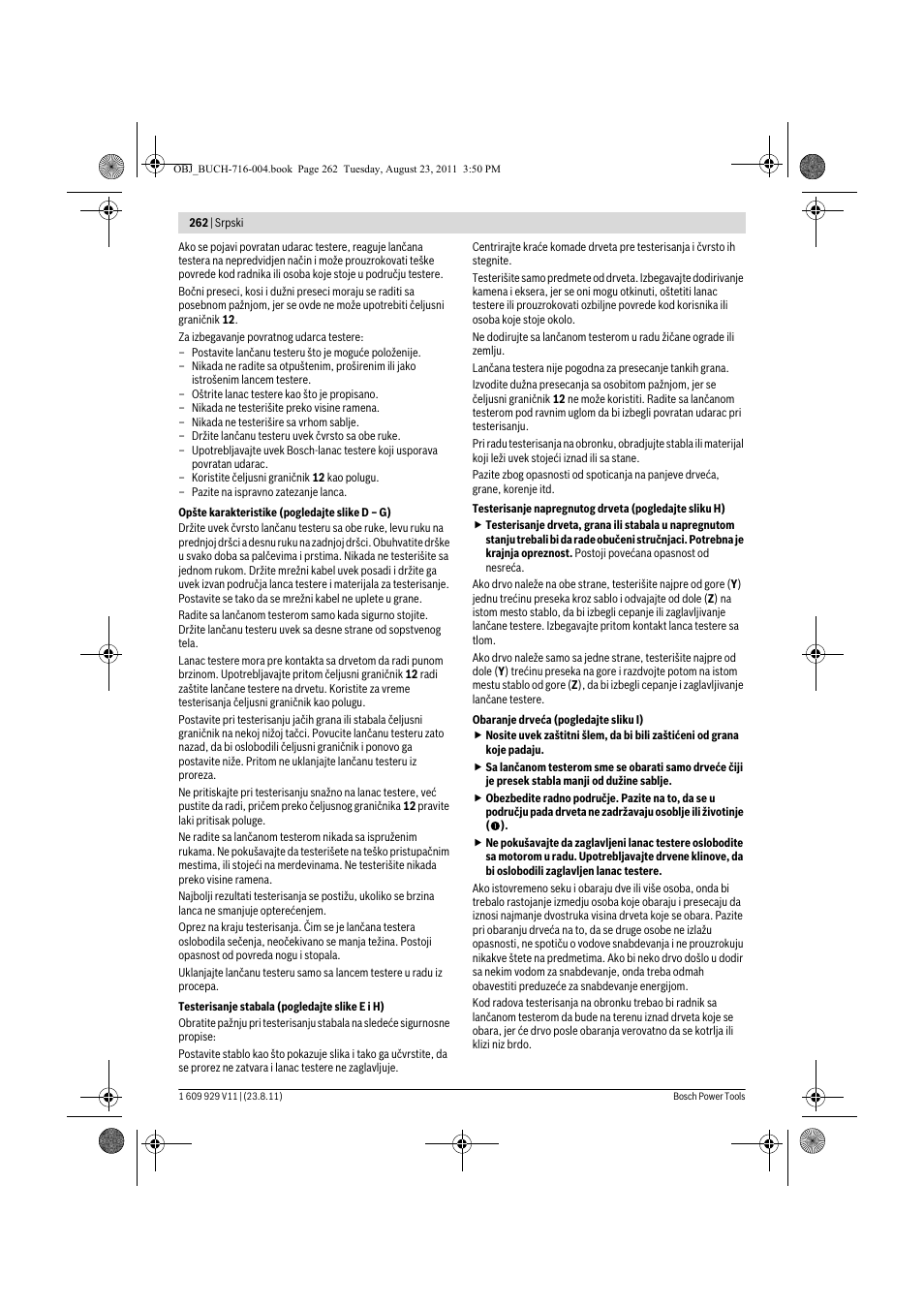Bosch GKE 35 BCE Professional User Manual | Page 262 / 320
