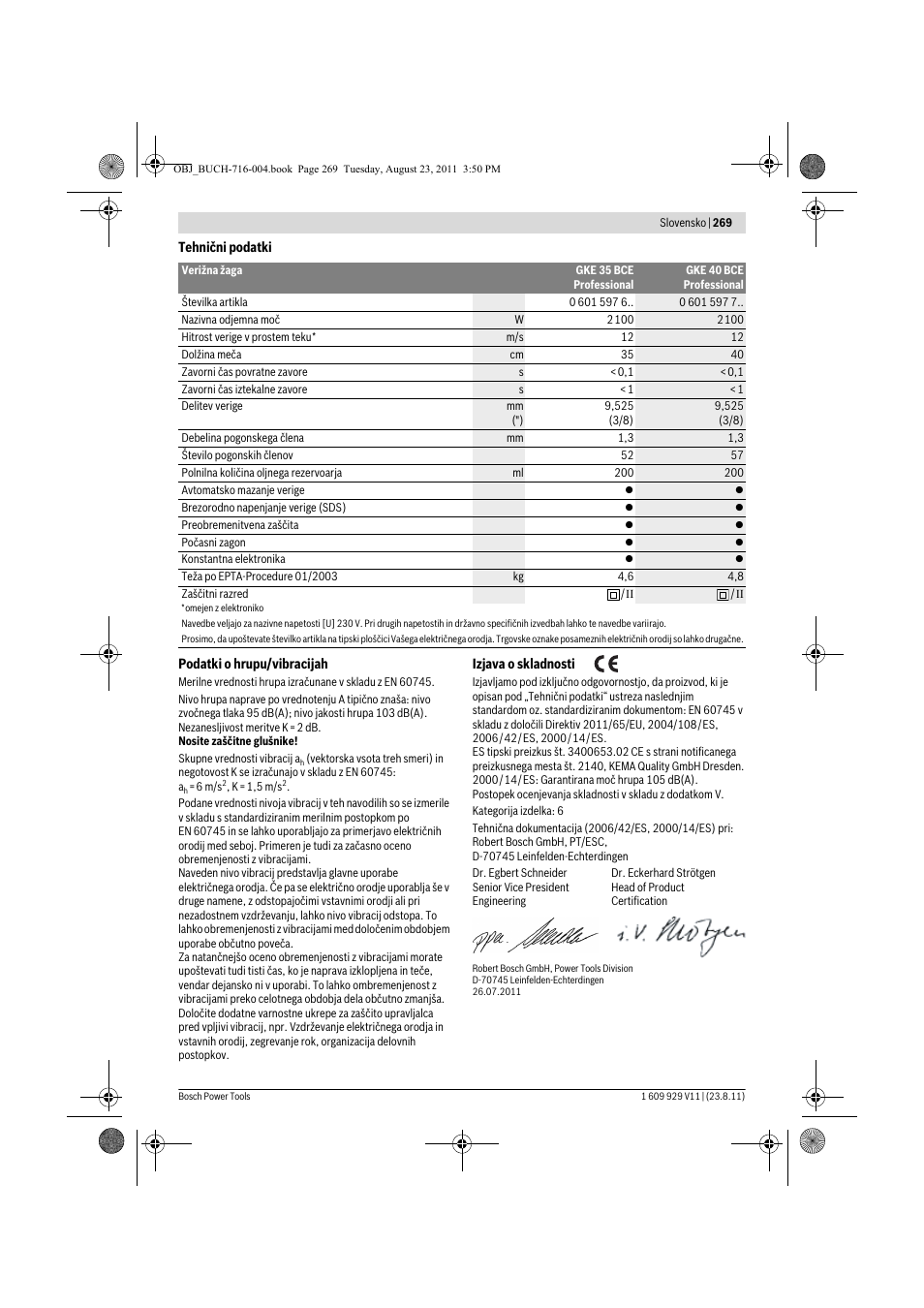 Bosch GKE 35 BCE Professional User Manual | Page 269 / 320
