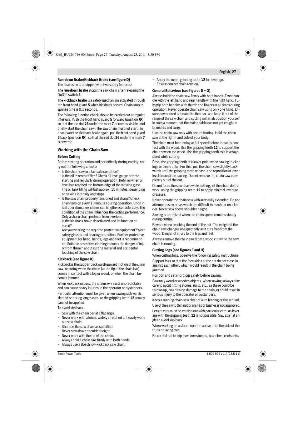 Bosch GKE 35 BCE Professional User Manual | Page 27 / 320