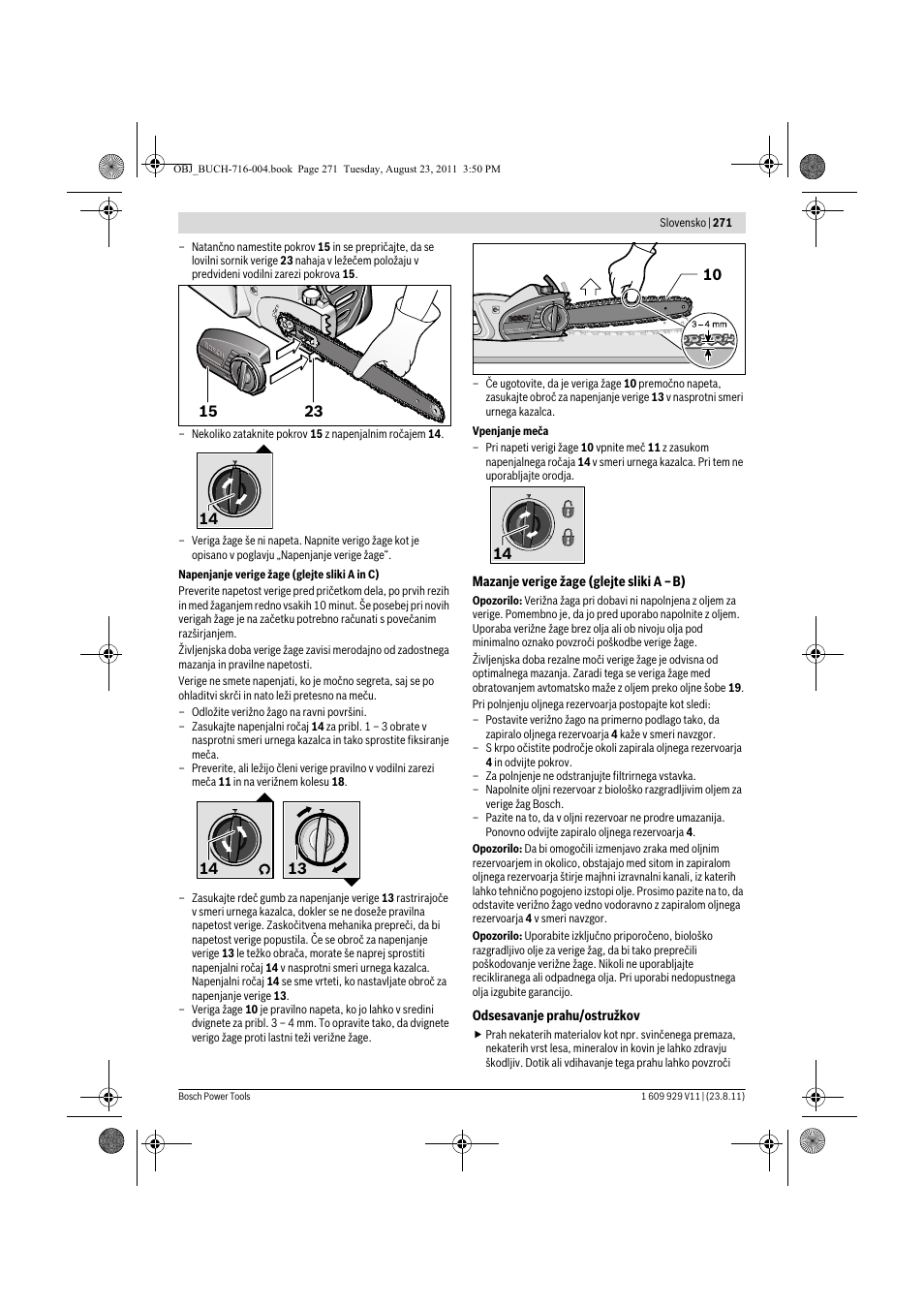 Bosch GKE 35 BCE Professional User Manual | Page 271 / 320