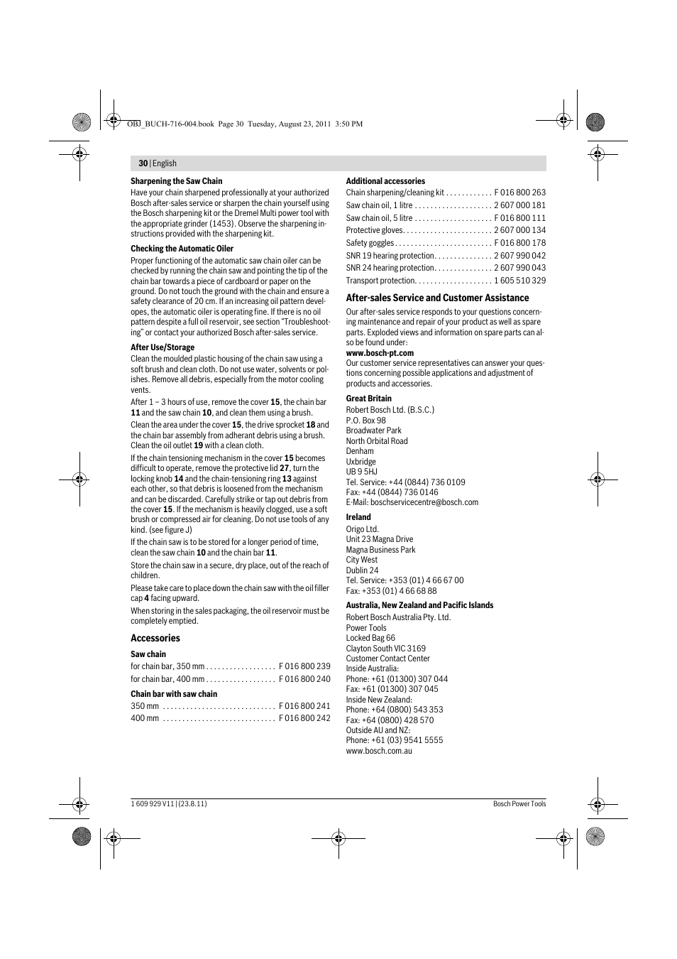 Bosch GKE 35 BCE Professional User Manual | Page 30 / 320