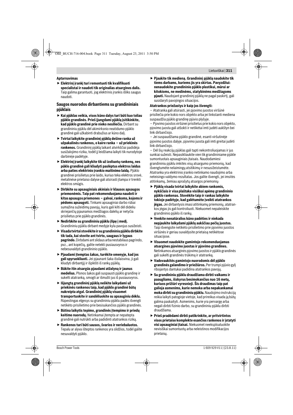 Bosch GKE 35 BCE Professional User Manual | Page 311 / 320