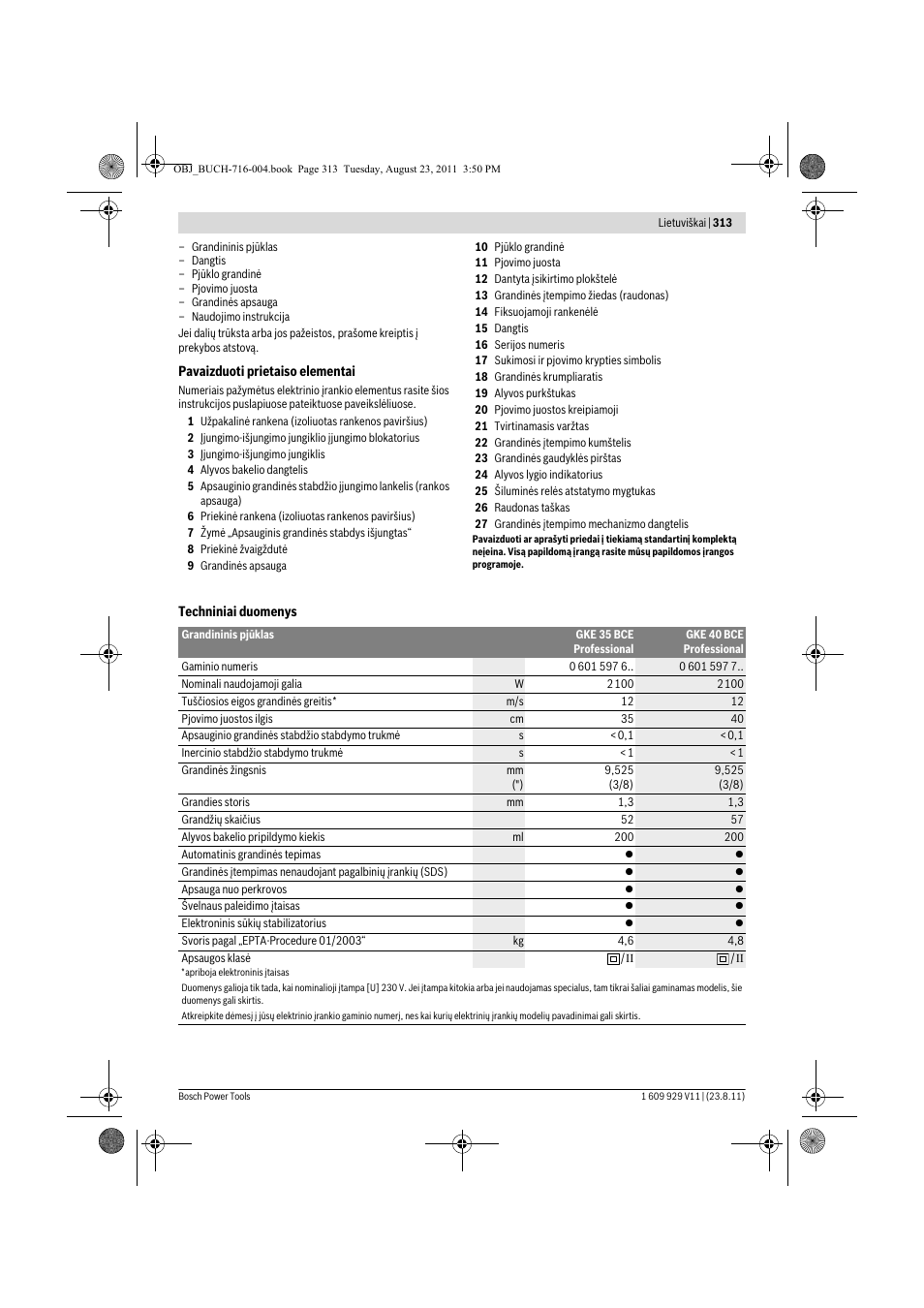 Bosch GKE 35 BCE Professional User Manual | Page 313 / 320