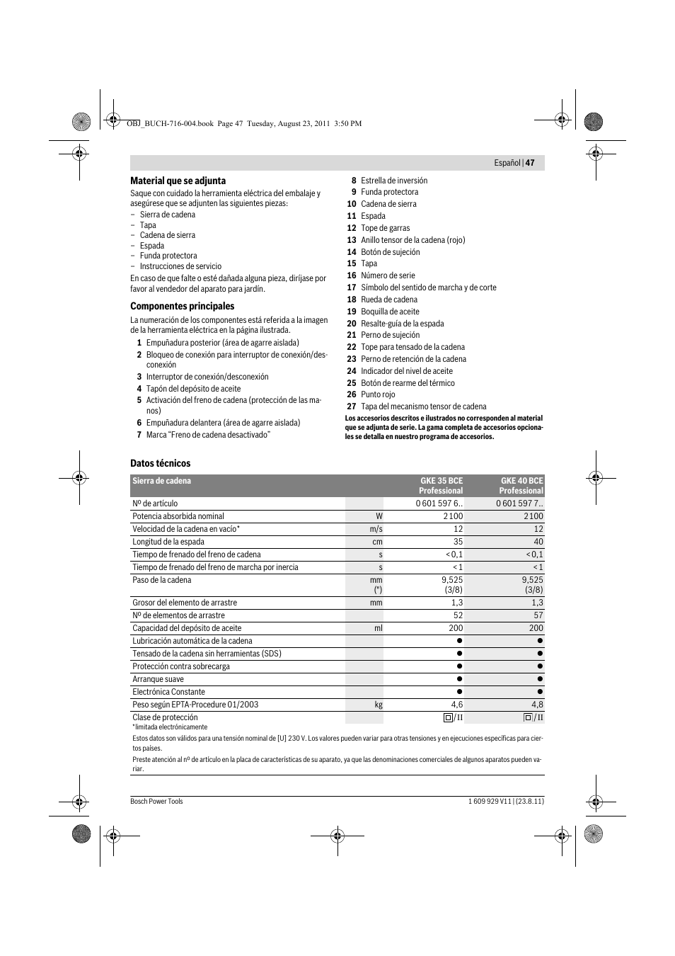 Bosch GKE 35 BCE Professional User Manual | Page 47 / 320
