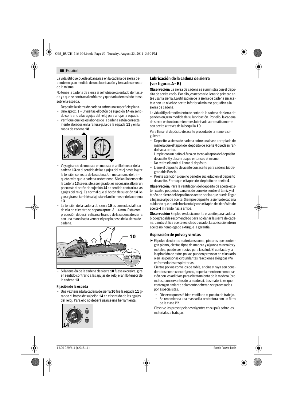 Bosch GKE 35 BCE Professional User Manual | Page 50 / 320