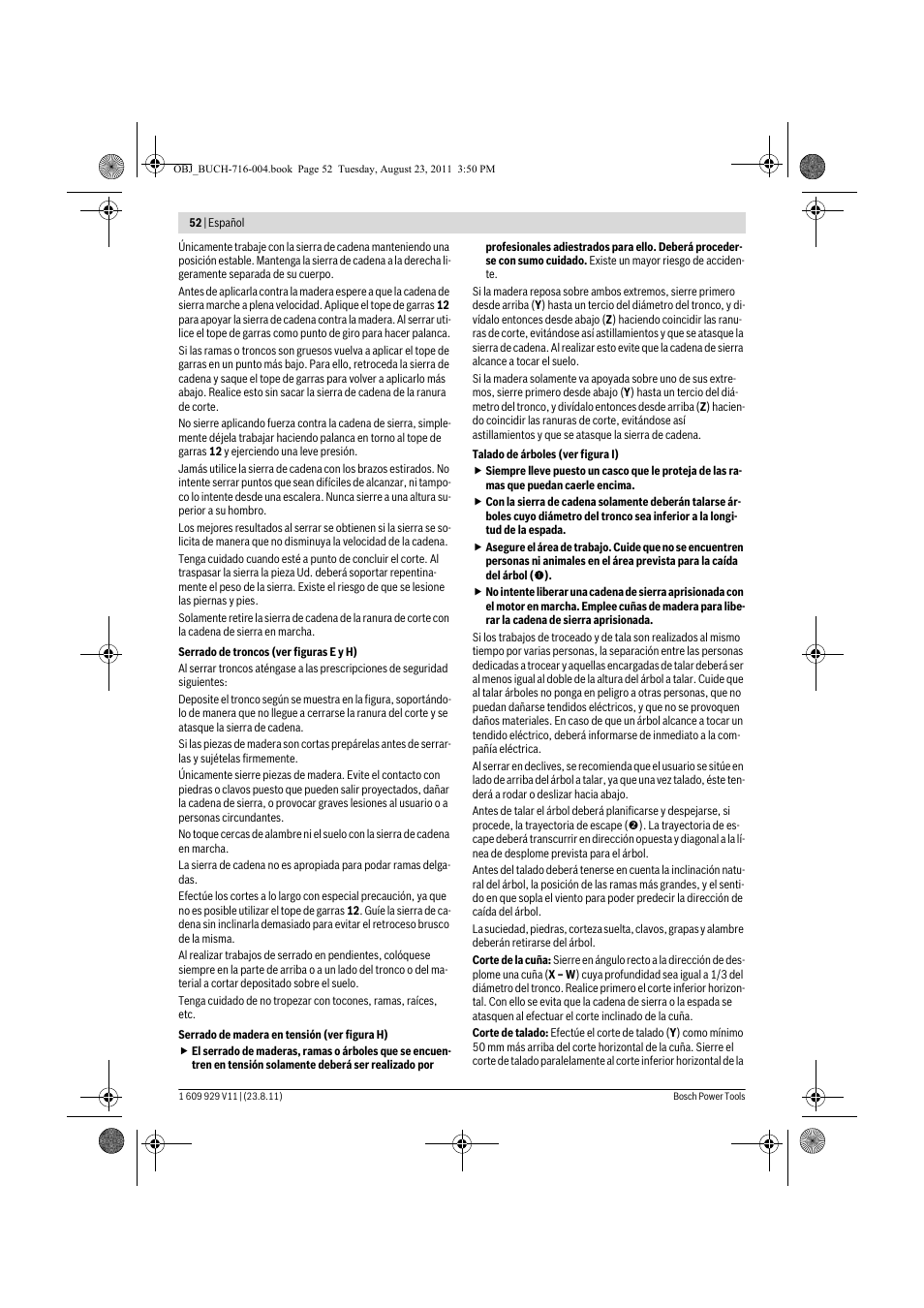 Bosch GKE 35 BCE Professional User Manual | Page 52 / 320