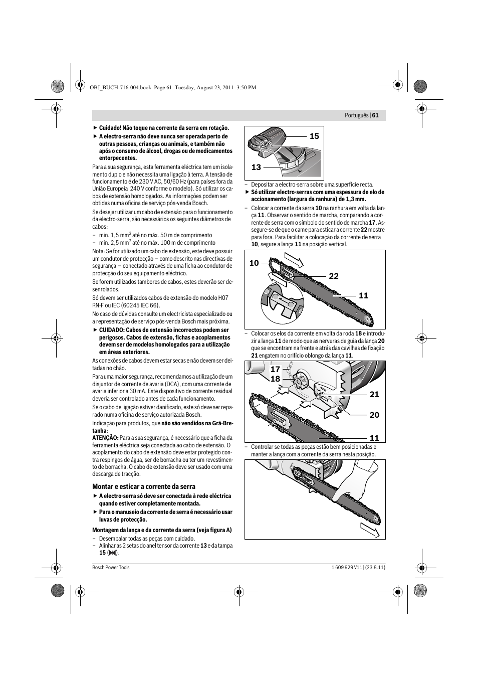 Bosch GKE 35 BCE Professional User Manual | Page 61 / 320