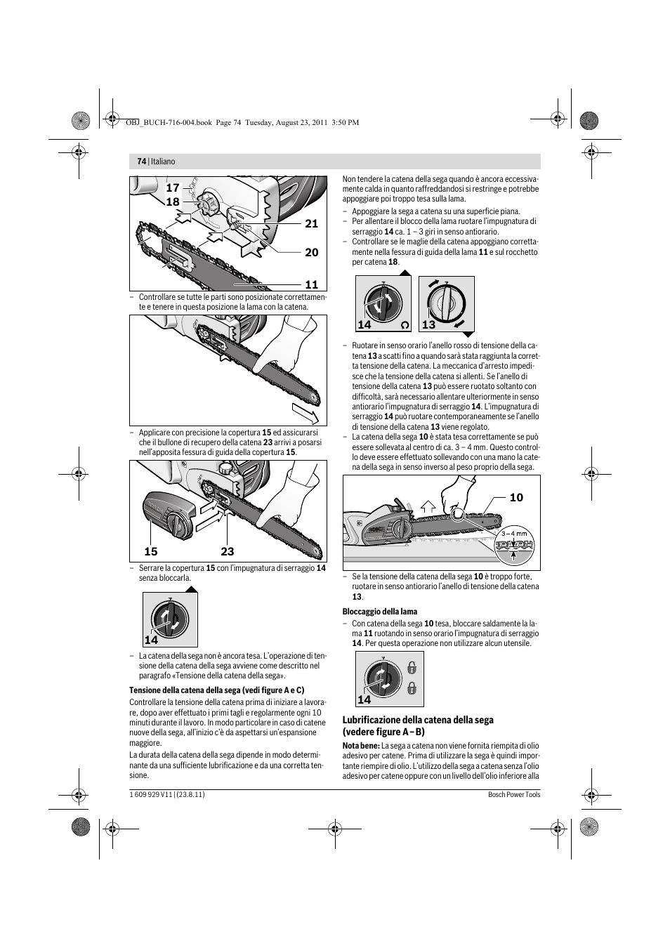 Bosch GKE 35 BCE Professional User Manual | Page 74 / 320
