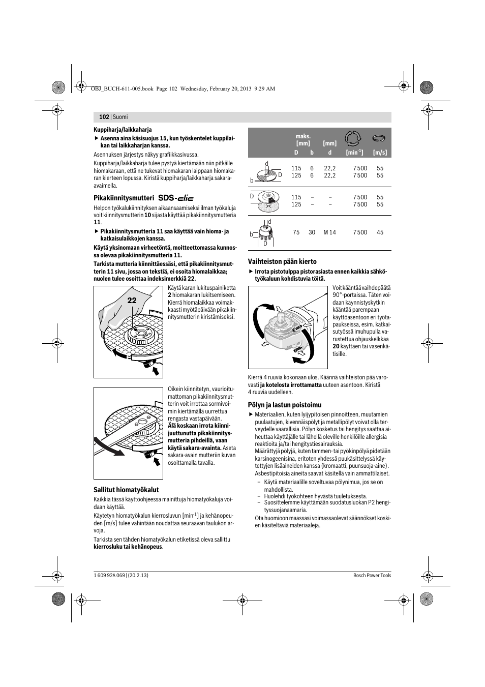Bosch GWS 14-125 Inox Professional User Manual | Page 101 / 270