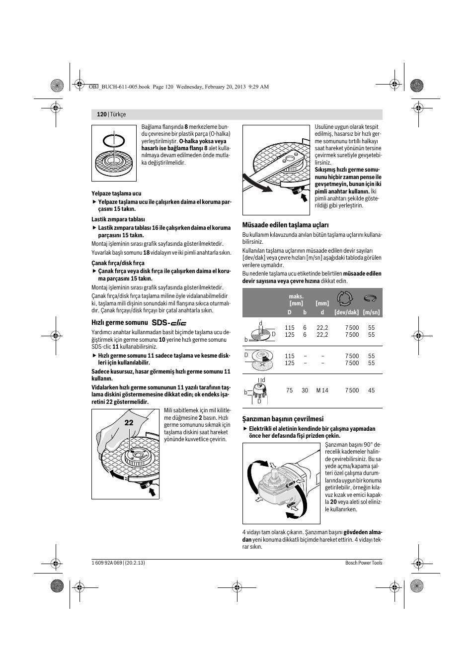 Bosch GWS 14-125 Inox Professional User Manual | Page 119 / 270