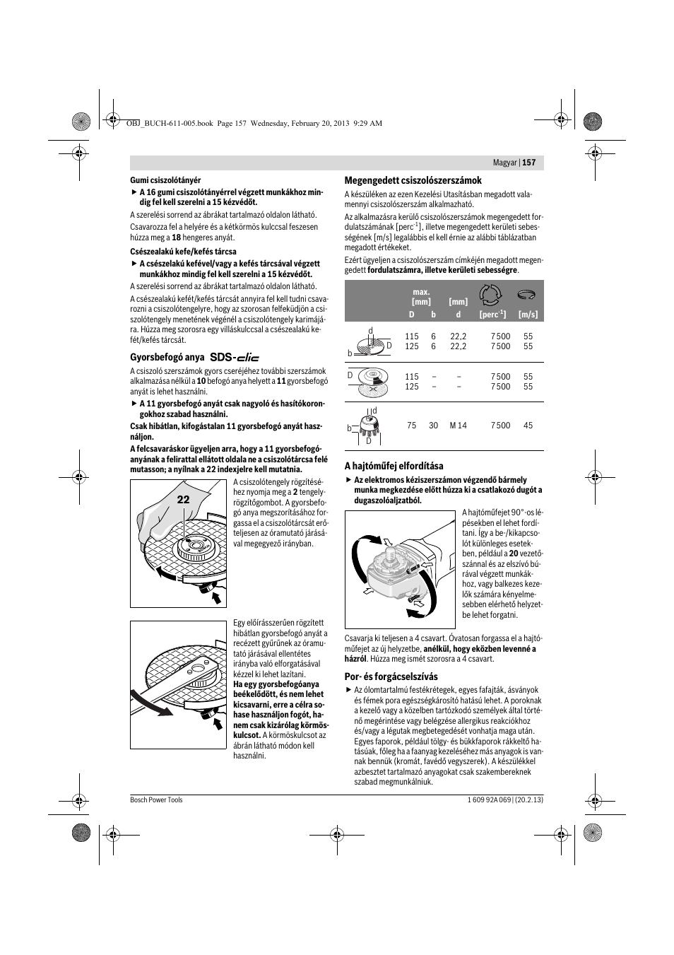 Bosch GWS 14-125 Inox Professional User Manual | Page 156 / 270