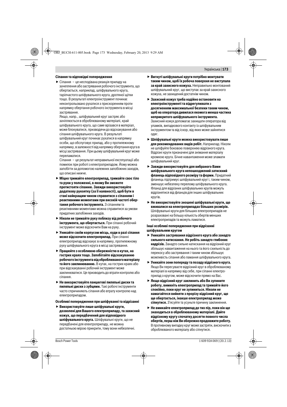 Bosch GWS 14-125 Inox Professional User Manual | Page 172 / 270