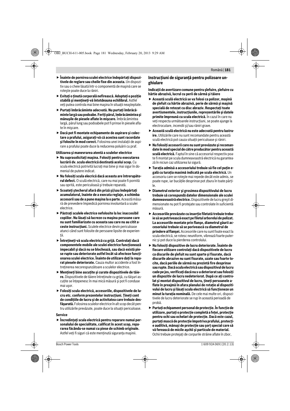 Bosch GWS 14-125 Inox Professional User Manual | Page 180 / 270