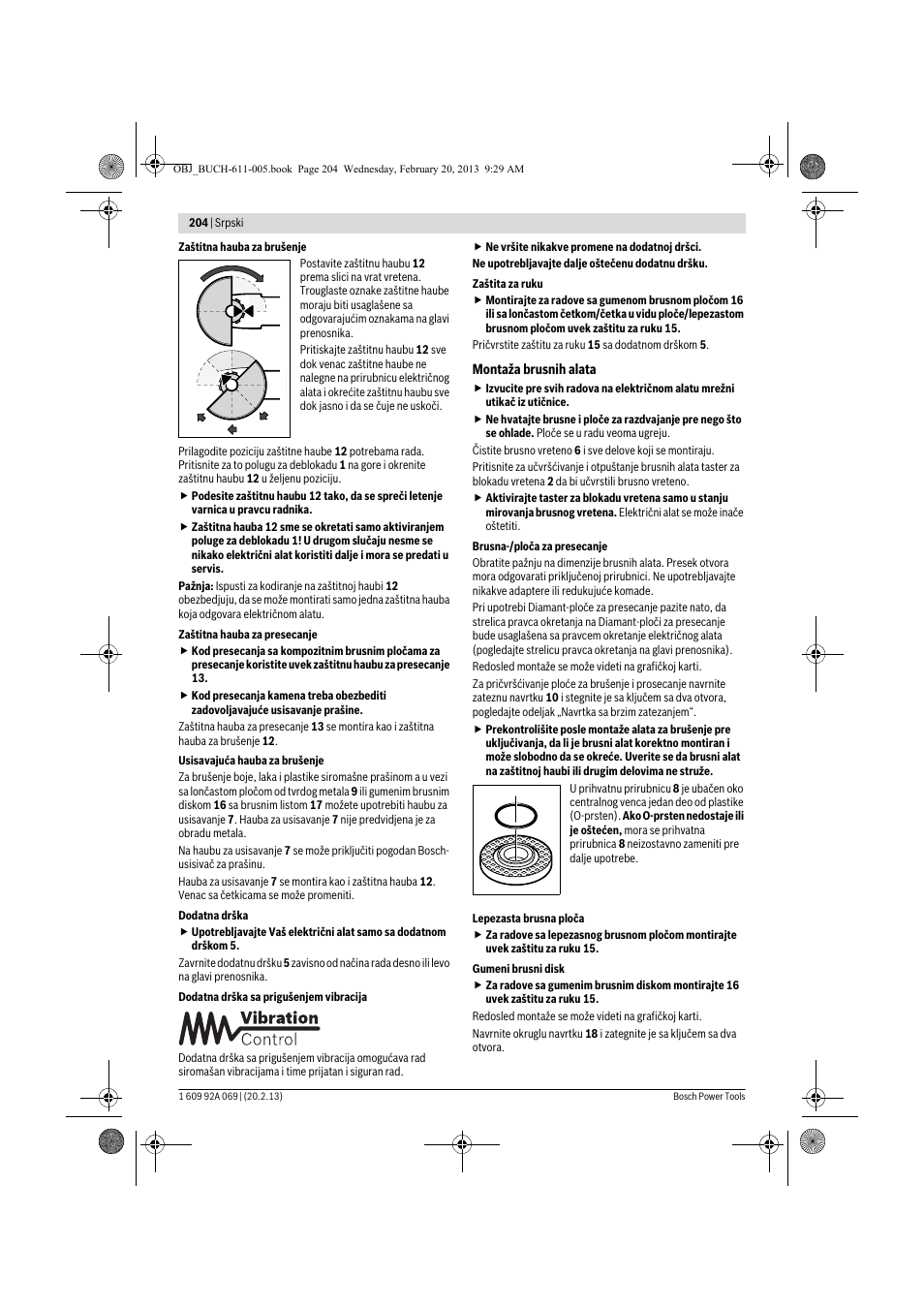 Bosch GWS 14-125 Inox Professional User Manual | Page 203 / 270