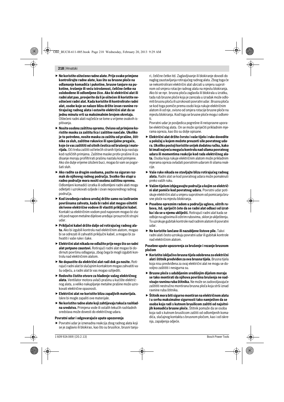 Bosch GWS 14-125 Inox Professional User Manual | Page 217 / 270