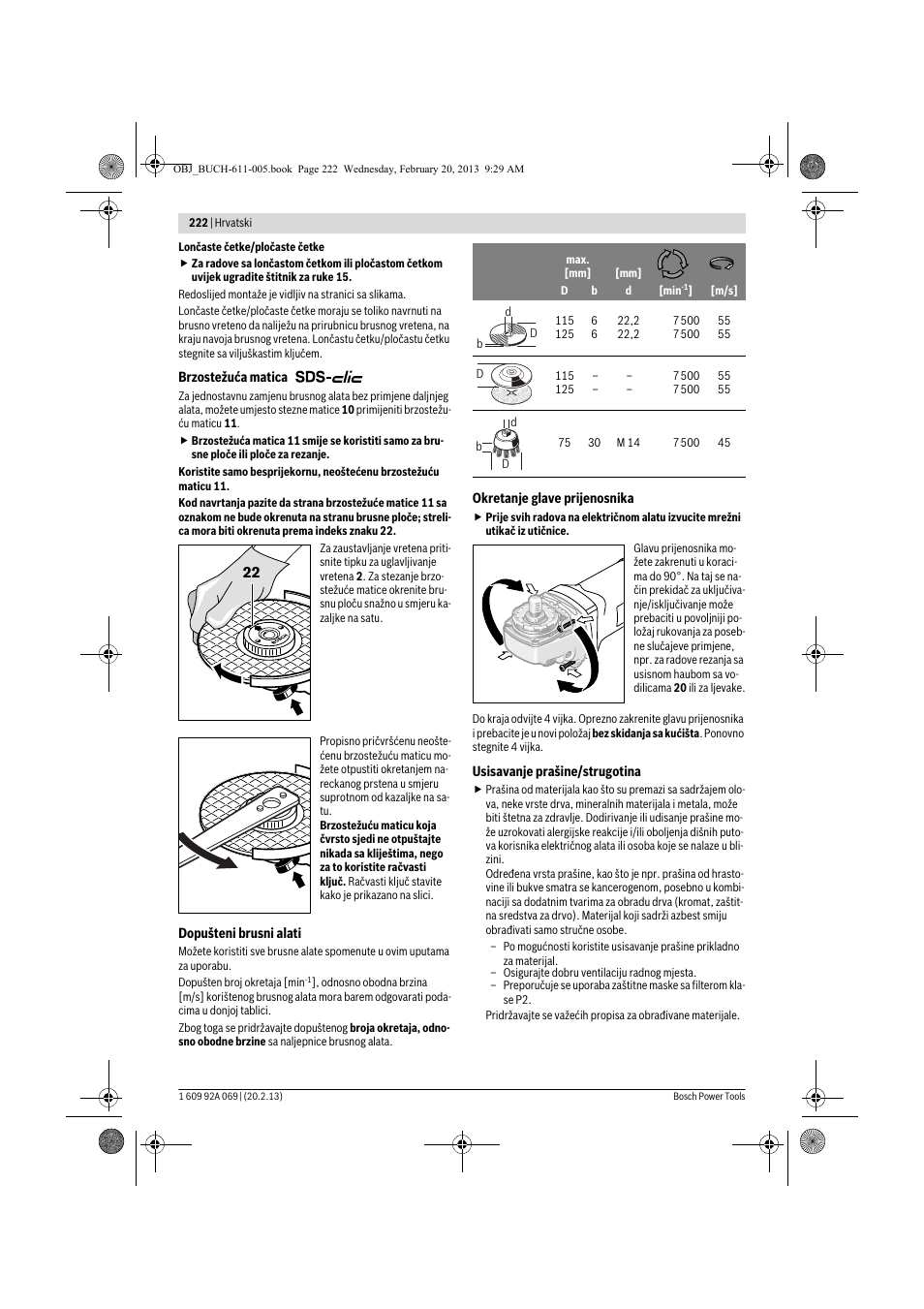 Bosch GWS 14-125 Inox Professional User Manual | Page 221 / 270