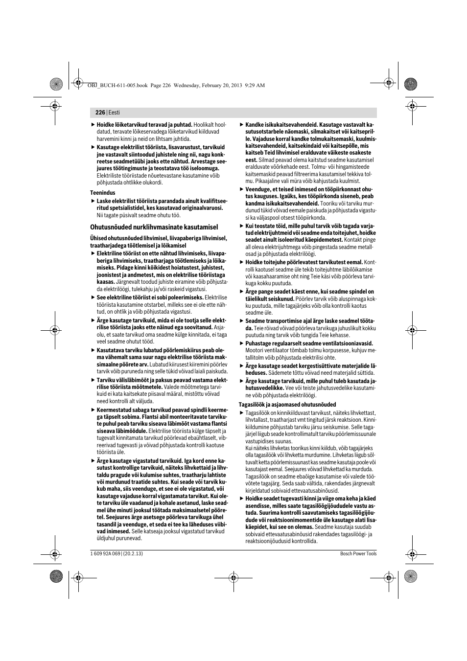 Bosch GWS 14-125 Inox Professional User Manual | Page 225 / 270