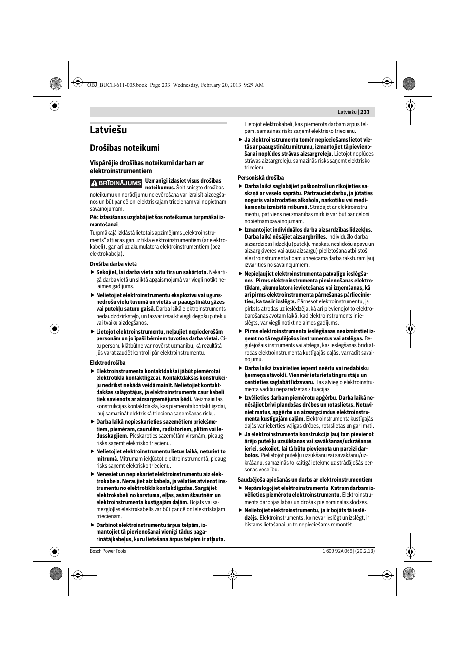 Latviešu | Bosch GWS 14-125 Inox Professional User Manual | Page 232 / 270