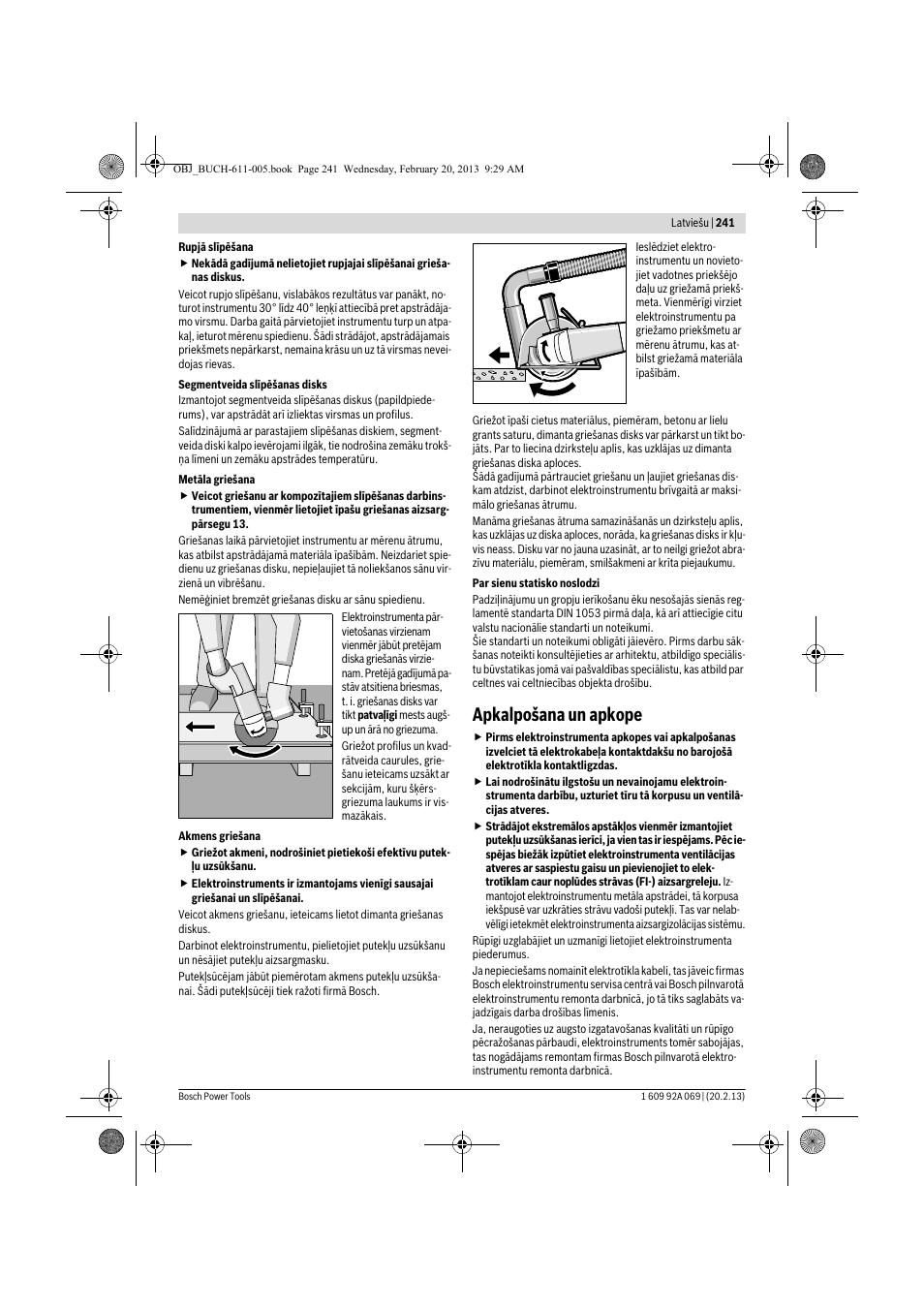 Apkalpošana un apkope | Bosch GWS 14-125 Inox Professional User Manual | Page 240 / 270