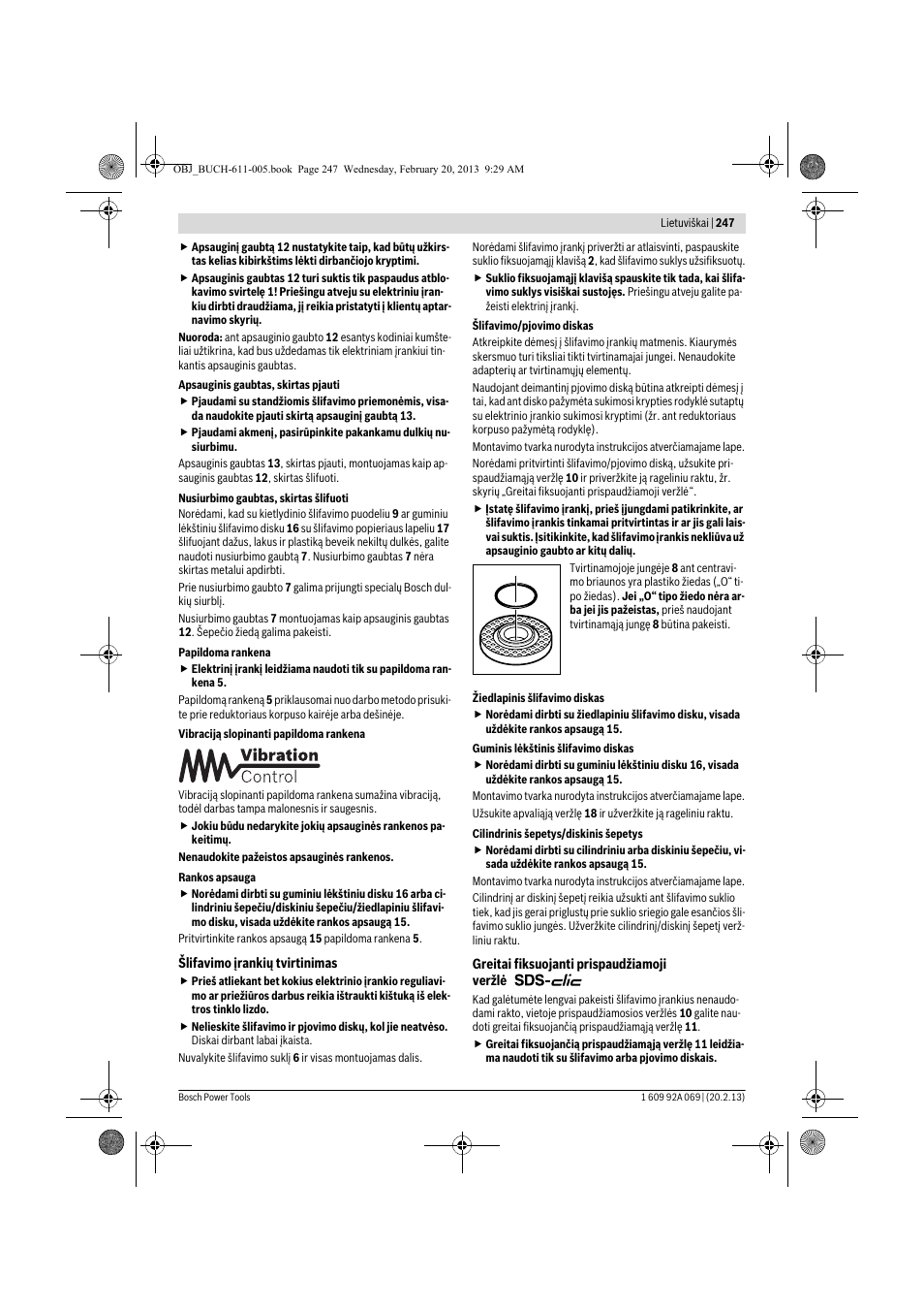 Bosch GWS 14-125 Inox Professional User Manual | Page 246 / 270