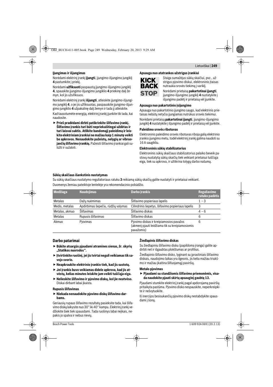 Bosch GWS 14-125 Inox Professional User Manual | Page 248 / 270
