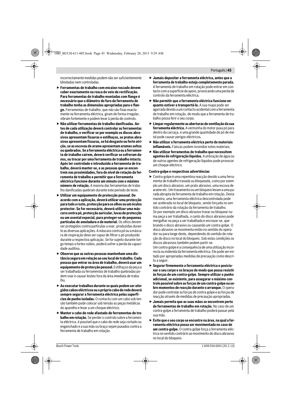 Bosch GWS 14-125 Inox Professional User Manual | Page 44 / 270
