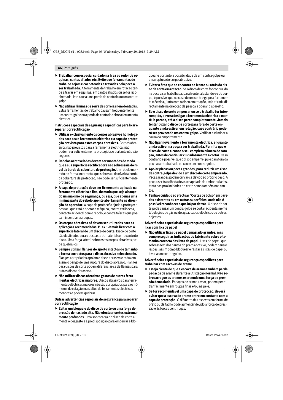 Bosch GWS 14-125 Inox Professional User Manual | Page 45 / 270