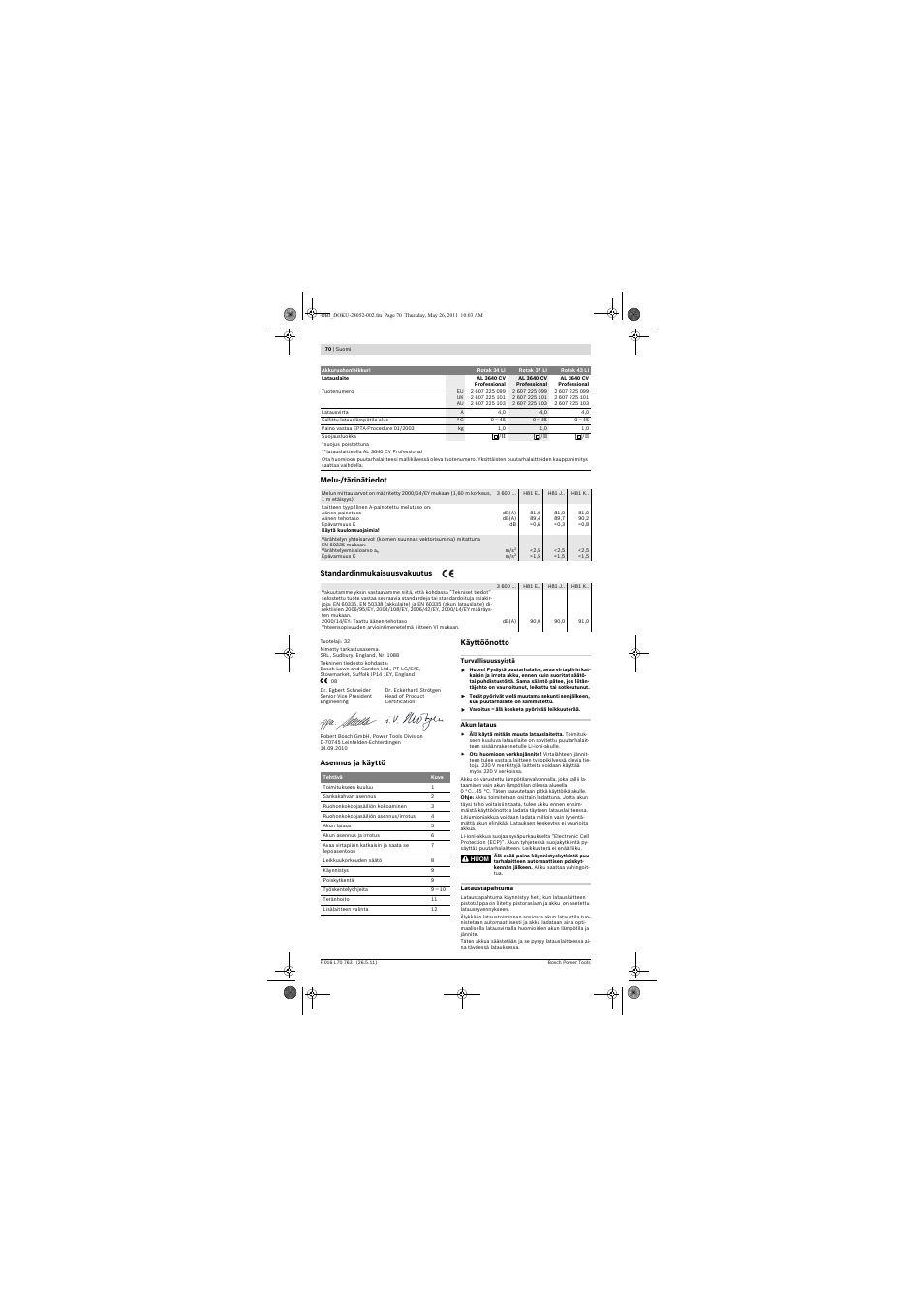 Bosch Rotak 34 LI User Manual | Page 70 / 176