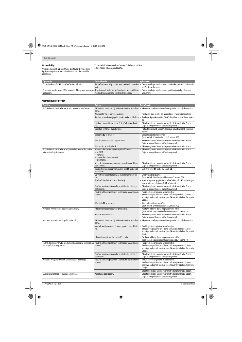 Bosch GSK 18 V-LI Professional User Manual | Page 74 / 130