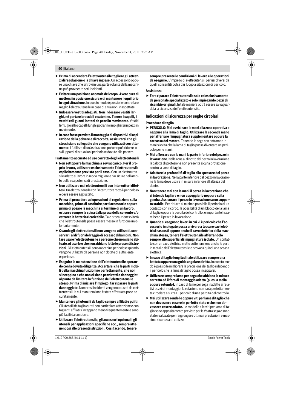 Bosch GKS 190 Professional User Manual | Page 40 / 193